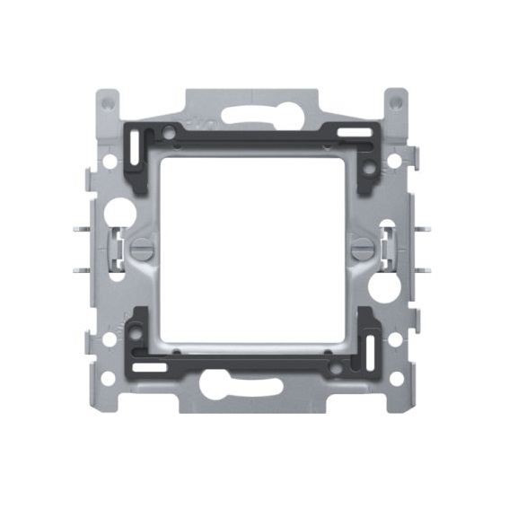 Socle cache-trou/Cinch/XLR/Jack/interrupteur sans fil Easywave fixation à griffes Niko 