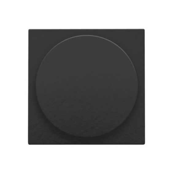 Set de finition variateur à bouton rotatif Pure Bakelite Piano Black Niko