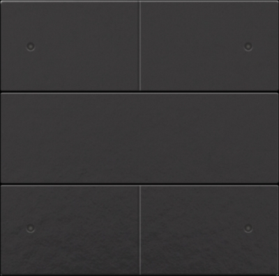 Set de finition Pure Bakelite Piano Black bouton-poussoir 4NO 24V avec Led Niko