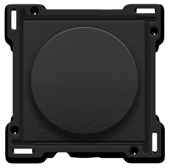 Set de finition interrupteur rotatif volets Pure Bakelite Piano Black Niko