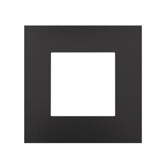 Plaque de recouvrement simple Pure Bakelite Piano Black Niko 