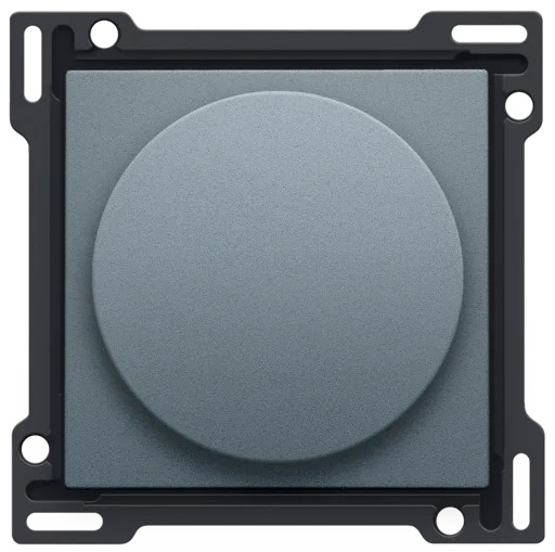 Set de finition 1-2-3 interrupteur rotatif moteur Pure alu grey coated Niko