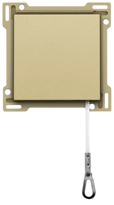 Set de finition interrupteur à tirage Pure gold coated Niko