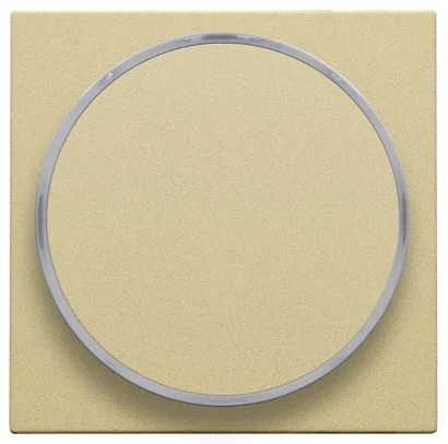 Set de finition vierge bouton-poussoir LED ambre Pure gold coated Niko