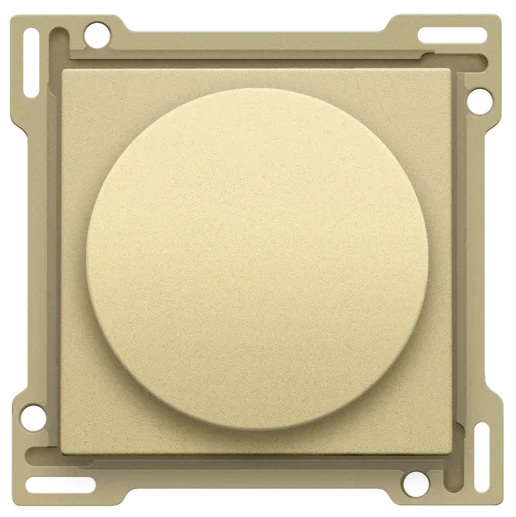 Set de finition 1-2-3 interrupteur rotatif moteur Pure gold coated Niko