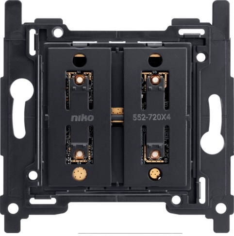 Interrupteur quadruple sans fil sur batterie, Zigbee® et Home Control® Niko