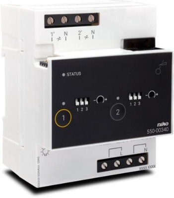 Module de variation universel 2 x 400W Home Control® Niko
