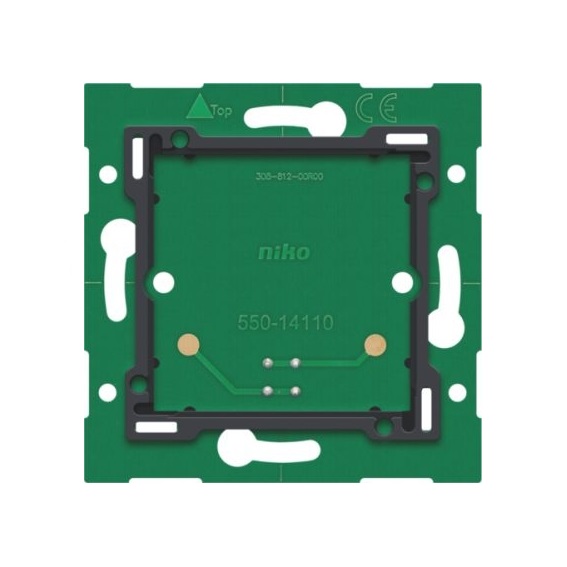 Platine murale simple avec connecteur Home Control® Niko