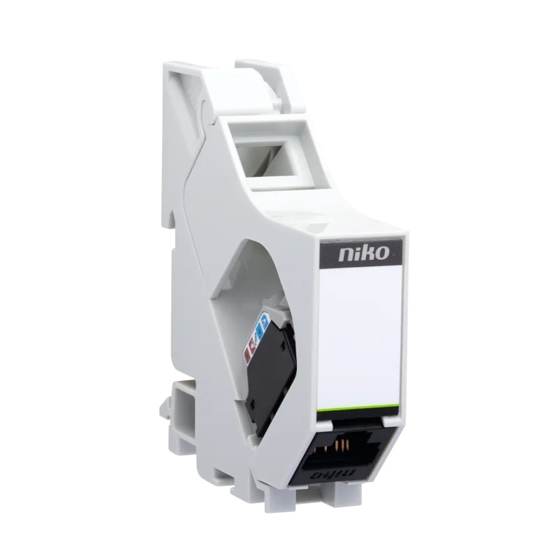 Connecteur RJ11 pour rail DIN Niko