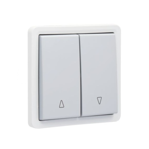 Bouton-poussoir volets bornes automatiques New Hydro gris Niko