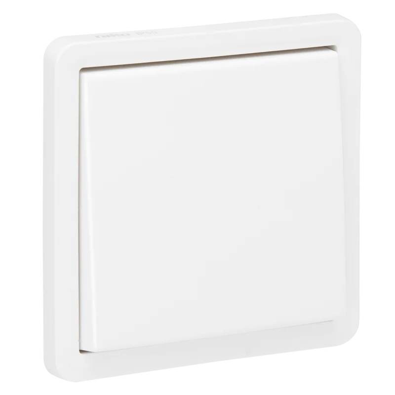 Interrupteur inverseur 10A bornes automatiques New Hydro blanc Niko