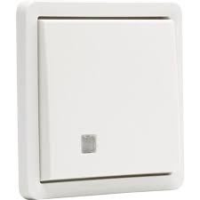 Interrupteur bipolaire à voyant (sans lampe) 10A bornes automatiques New Hydro blanc Niko