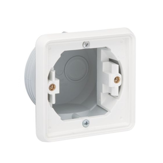 Boîte d'encastrement simple IP55 New Hydro blanc Niko