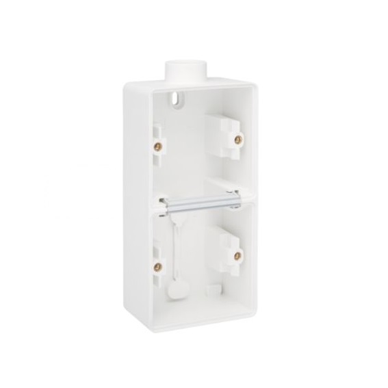 Boîtier double vertical 1 entrée M20 New Hydro blanc Niko