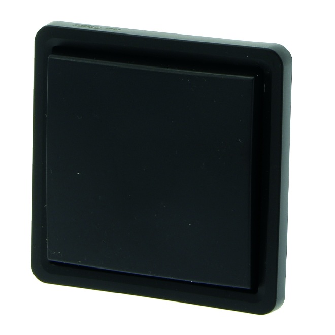 Interrupteur va-et-vient 10A bornes automatiques New Hydro noir Niko