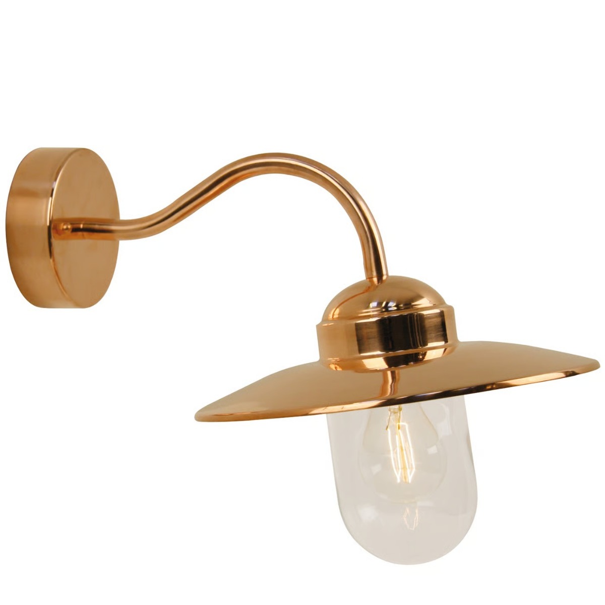 Lanterne murale cuivre 60W/E27/230V IP54 Luxembourg Nordlux