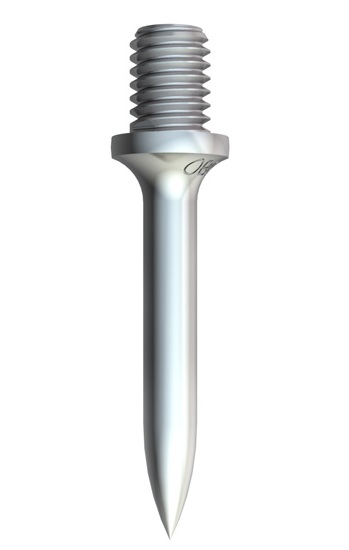 Goujon en acier trempé galvanisé fileté M6 x 8mm - Lg=18mm Obo-Bettermann