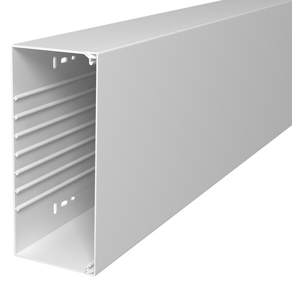 Goulotte blanche avec couvercle 230x 60 x L=1200mm WDK Obo