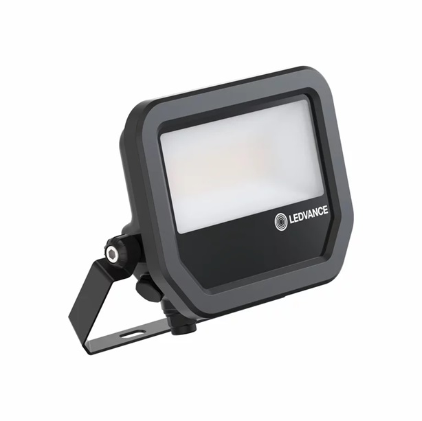 Projecteur LED noir multipuissances 17W-11W/75000h/2400-1600Lm blanc froid 4000K Floodlight 10 Ledvance® Osram