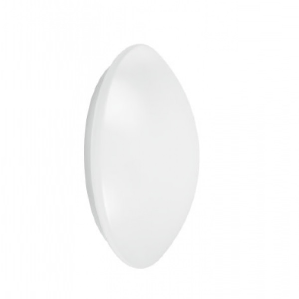 Plafonnier alu et plexi Led Ø250mm 13W/30000h/ 920Lm blanc chaud 3000K avec détecteur Surface Circular Ledvance® Osram
