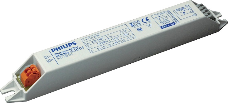 Ballast électronique Matchbox LH pour lampes fluorescentes TL5 1x21W Philips