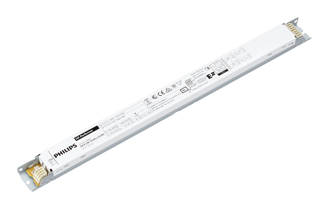 Ballast électronique pour lampes fluorescentes TL5/PL-L 2x80W Philips
