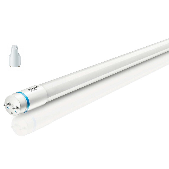 Tube Led MASTER LEDtube T8 HO 600mm 7.6W/4000K/1150Lm/160°/75000h/G13 blanc froid Philips