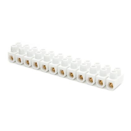 Raccord lustre PVC blanc 12 x 10mm² Helia