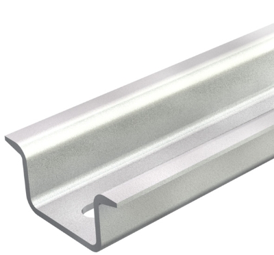 Rail Din symétrique sendzimir 35x15mm avec perforations (au mètre)