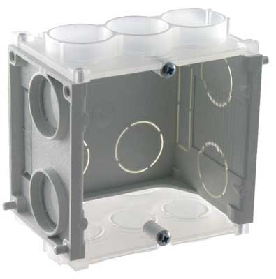 Boîte d'encastrement maçonnerie 45mm avec 2 vis B45 Reddy Preflex
