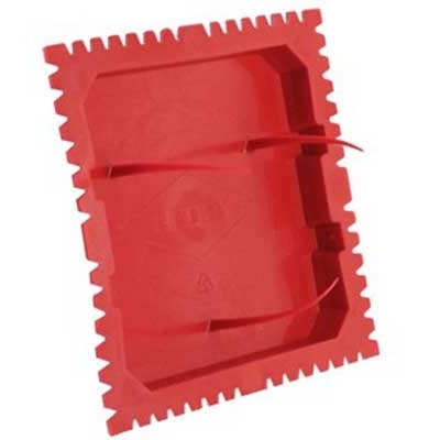 Couvercles anti-plâtre entraxe 60mm pour boîte d'encastrement maçonnerie 2721 Reddy Preflex