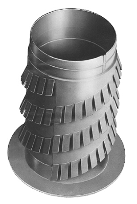 Manchette vahinée Ø80-H133mm pour bouche Renson