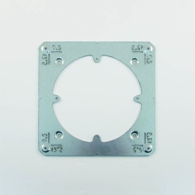Kit plaque de plâtre 9.5 à 12mm pour base de grille Ø 80mm XD25 Renson