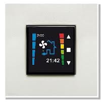 Touchdisplay avec détecteur de CO2 (maître) pour unité de ventilation Healthbox® II C+ Evo II Renson