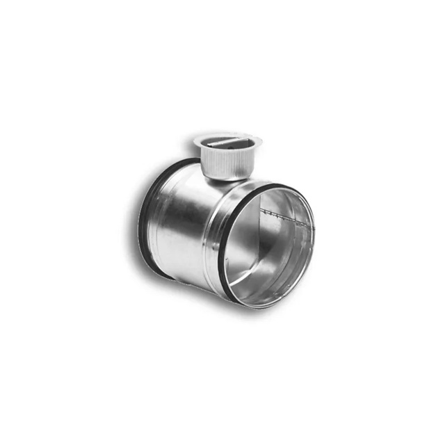 Module de réglage manuel standard en acier galvanisé avec joint en caoutchouc double Ø125mm 