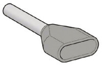 Embout de câblage à sertir isolé  1.5mm² double noir Schneider Electric