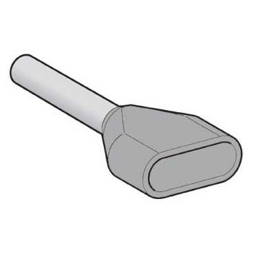 Embout de câblage à sertir isolé  2.5mm² double gris Schneider Electric