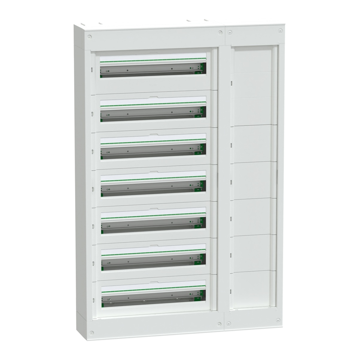 Coffret apparent 168 modules (7x24) avec gaine et sans porte PrismaSeT S LVSSD724 Schneider Electric 