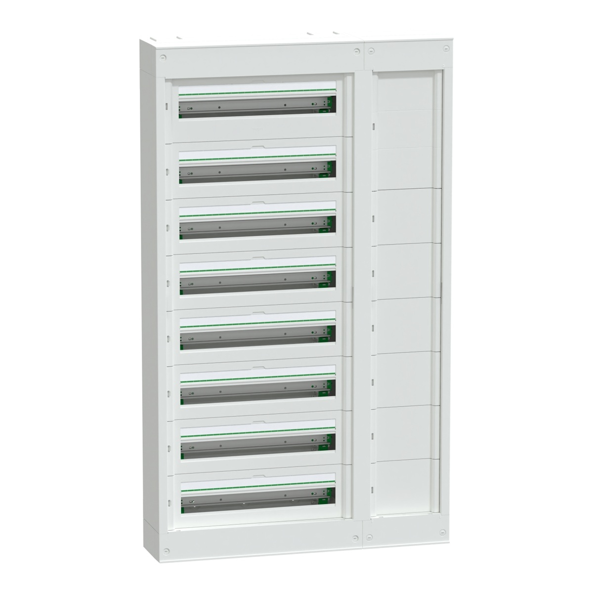 Coffret apparent 192 modules (8x24) avec gaine et sans porte PrismaSeT S LVSSD824 Schneider Electric 