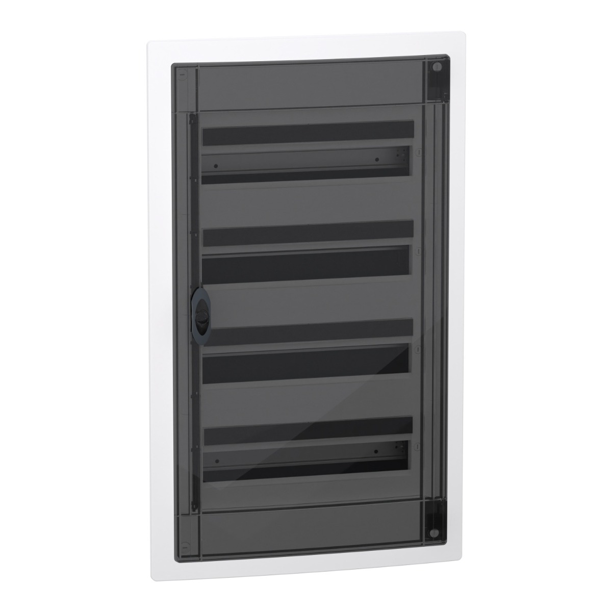 Coffret encastré 72 modules (4x18) porte transparente PrismaSeT XS Schneider Electric 