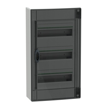 Coffret apparent  39 modules (3x13) porte transparente LVSXM313 PrismaSeT XS Schneider Electric 