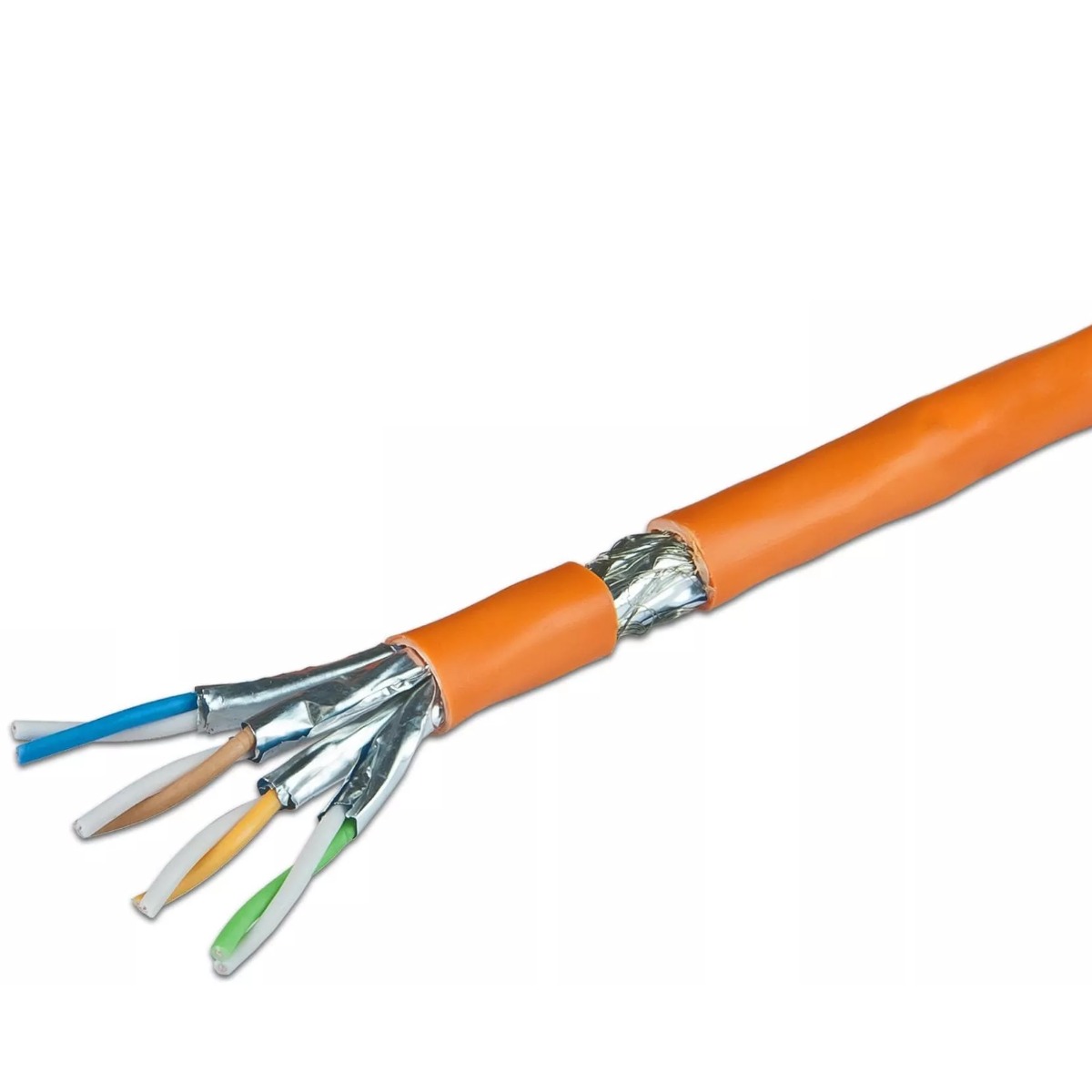 Câble de données S/FTP Catégorie 7 Cca 23 AWG LSOH (sans halogène - au mètre)
