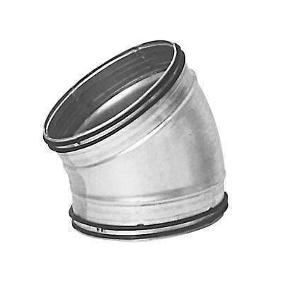 Coude 30° acier galvanisé avec joints Ø250mm