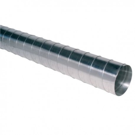 Conduit spiralé acier galvanisé Ø 80mm - Longueur 3m