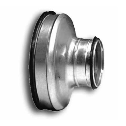 Réduction acier galvanisé avec joints Ø200/100mm