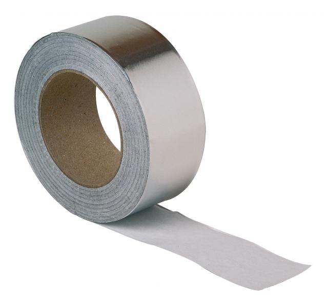 Rouleau tape aluminium adhésif l=50mm x Lg=50m