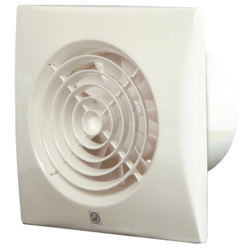 Extracteur silencieux  95m³/h avec temporisation réglable Silent-100 CRZ 230V Soler & Palau
