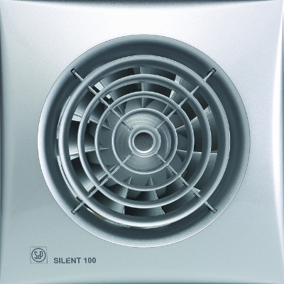 Extracteur silencieux 95m³/h Silent-100 CZ Silver 12V Soler & Palau