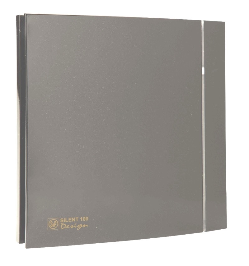 Extracteur silencieux 80m³/h Silent-100 CZ 230V Design Gris 4C Soler & Palau