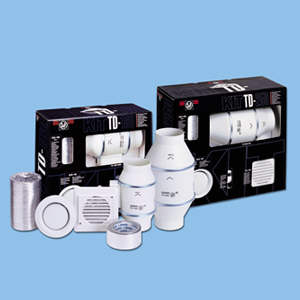 Kit extracteur de gaine à 2 vitesses TD-160/100 N Silent avec accessoires de montage Soler & Palau